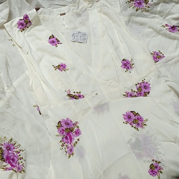 NWT FREE PEOPLE Birdie Asymmetical Hem Dress - Picture 8 of 8